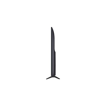 Left-facing side view of LG QNED70 TV 