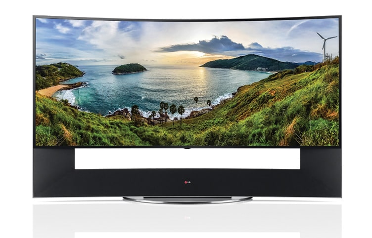 Front view of LG ULTRA HD TV 105&#39;&#39; UC9 105UC9