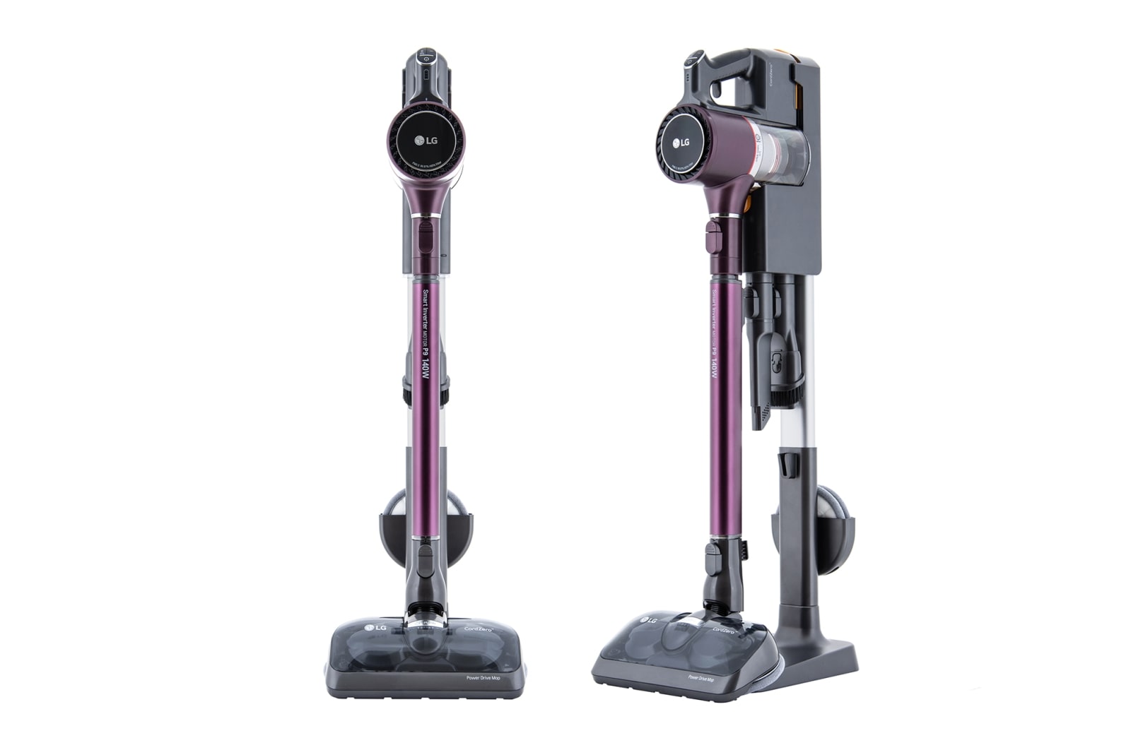 Front view of LG CordZero™ A9 (Made in Korea, Vintage Wine) A978VA