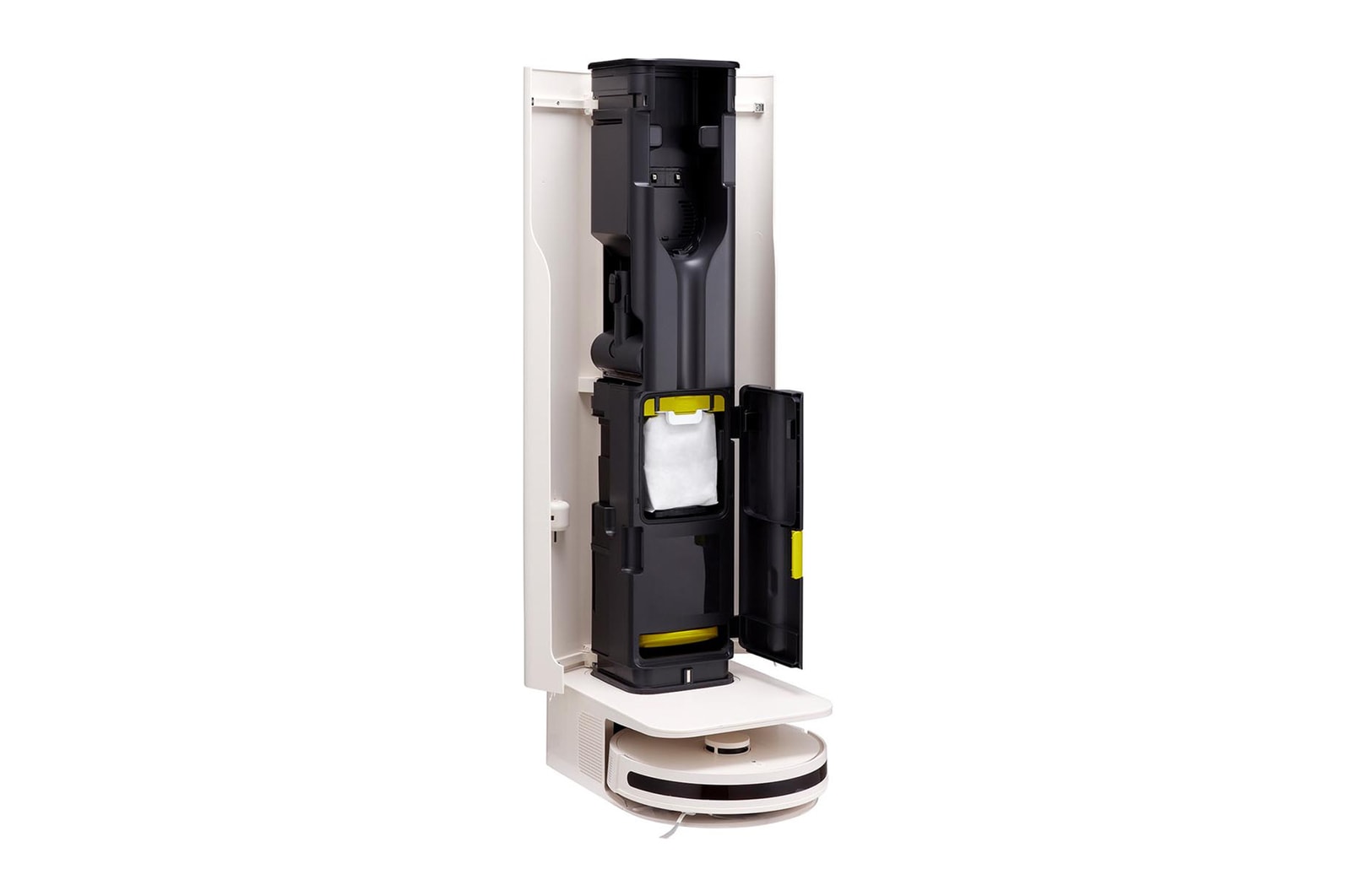 Side view of opened Combi Tower