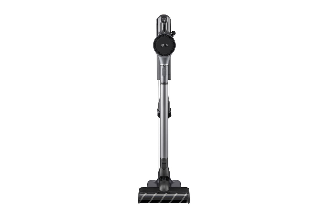 Front view of LG CordZero™ A9Komp Wireless Vacuum Cleaner - A9KCOREPLUS (Iron Grey)