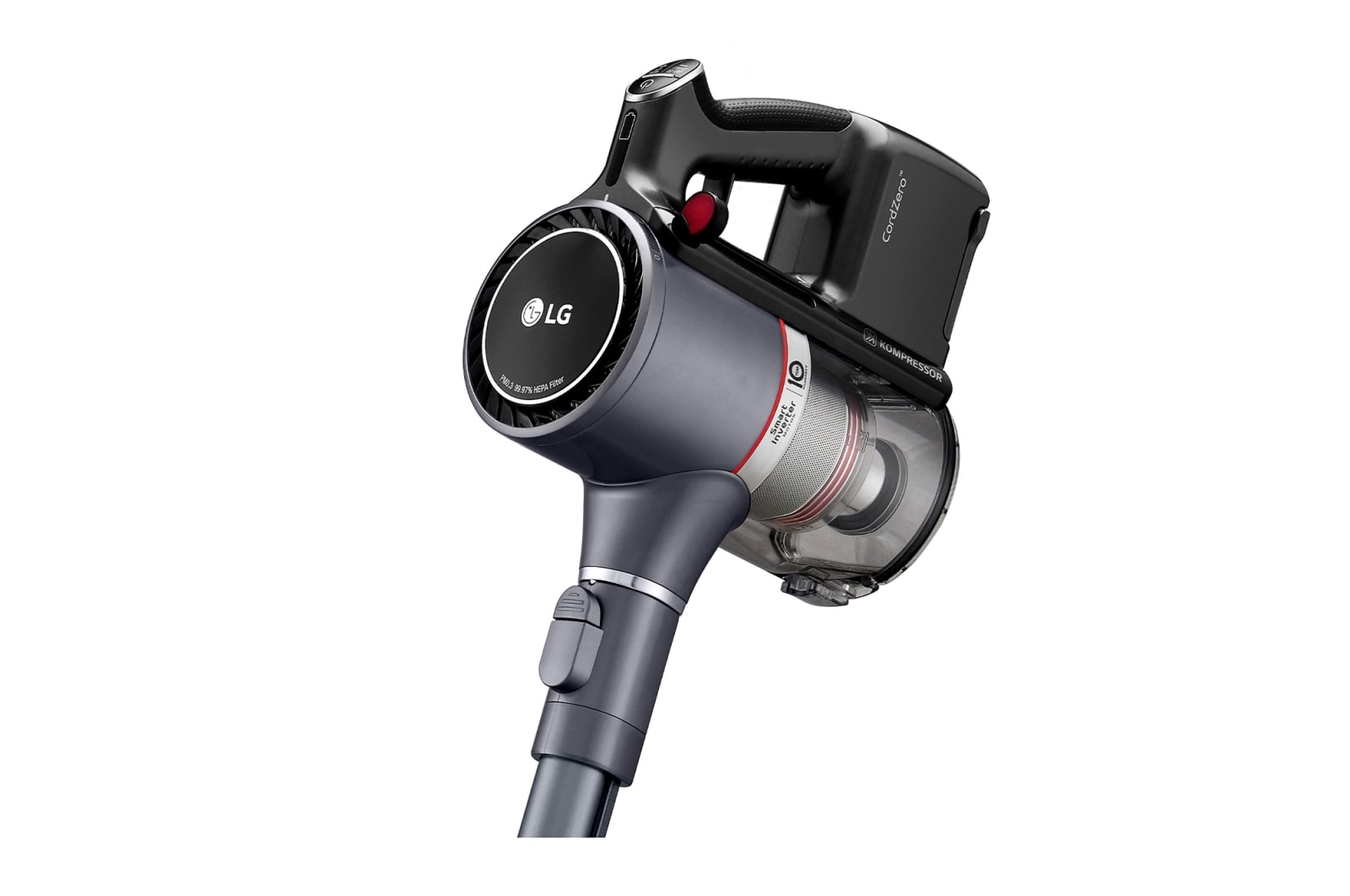LG CordZero™ A9Komp (Made in Korea, Iron Grey), A9KEXTRA