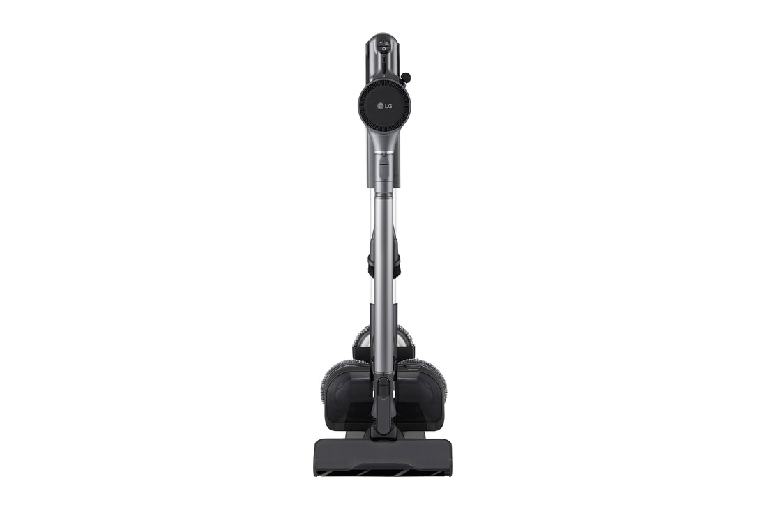 Front view of LG CordZero™ A9Komp Wireless Vacuum Cleaner - A9KMAXPLUS (Iron Grey)