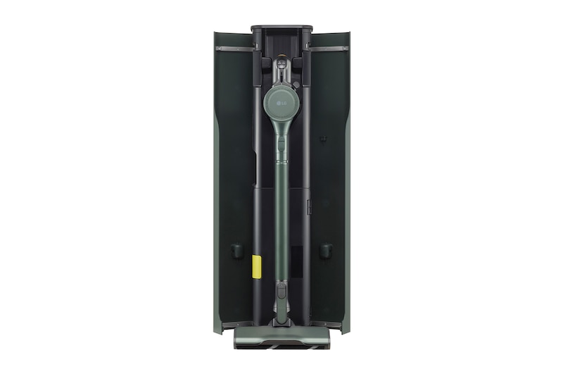 LG Objet Collection | LG CordZero™ A9TS with All-in-One Tower™ (Made in Korea, Nature Green), A9T-STEAM