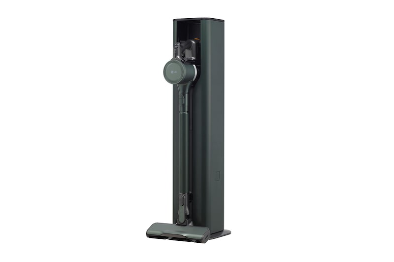 LG Objet Collection | LG CordZero™ A9TS with All-in-One Tower™ (Made in Korea, Nature Green), A9T-STEAM