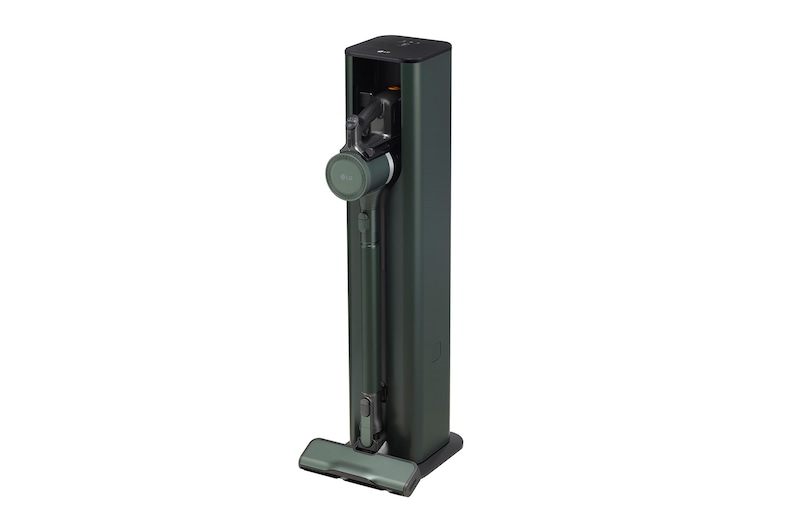 LG Objet Collection | LG CordZero™ A9TS with All-in-One Tower™ (Made in Korea, Nature Green), A9T-STEAM