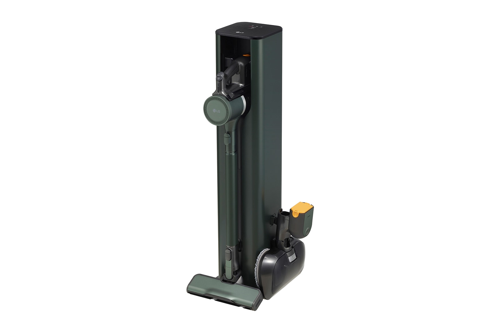 LG Objet Collection | LG CordZero™ A9TS with All-in-One Tower™ (Made in Korea, Nature Green), A9T-STEAM