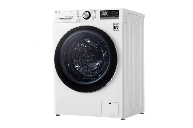 LG 8.5kg Front Load Washing Machine - F-12085V2W, F-12085V2W