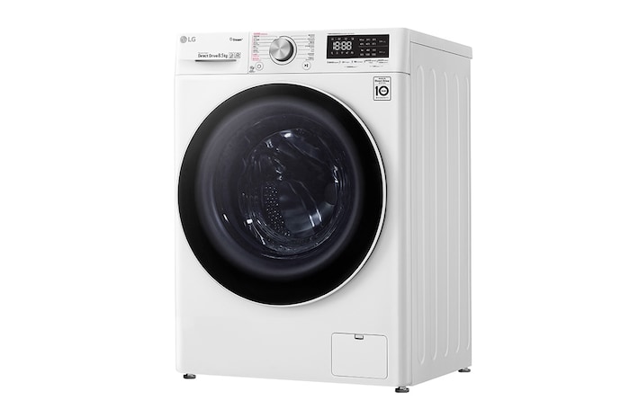 LG 8.5kg Front Load Washing Machine - F-12085V4W, F-12085V4W
