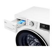 LG Vivace 8KG 1200rpm AI Combo Washing Machine (TurboWash™ Thoroughly Clean in 59 mins), F-C1208V4W