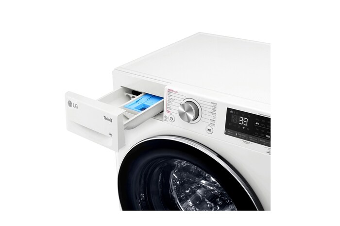 LG Vivace 9KG 1200rpm AI Washing Machine (TurboWash™360° Thoroughly Clean in 39 mins), FV9S90W2