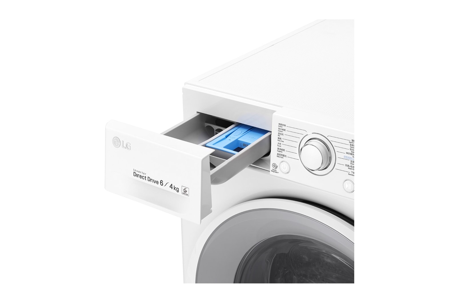 LG 6KG 1200rpm Combo Washing Machine, WF-C1206C4W