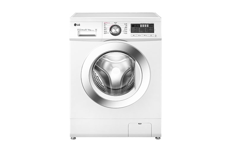 Front view of 8KG 1400rpm Combo Washing Machine - WF-CN1408MW WF-CN1408MW