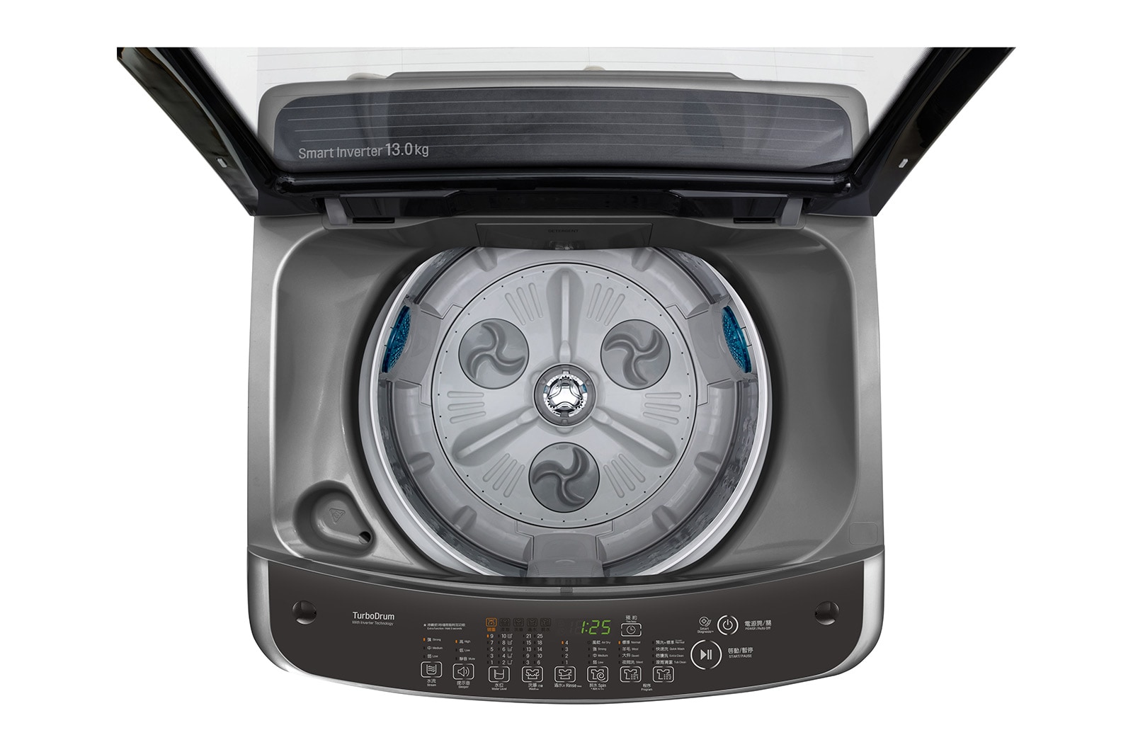 LG 13KG 740rpm Smart Inverter Washing Machine, WT-13SNSV