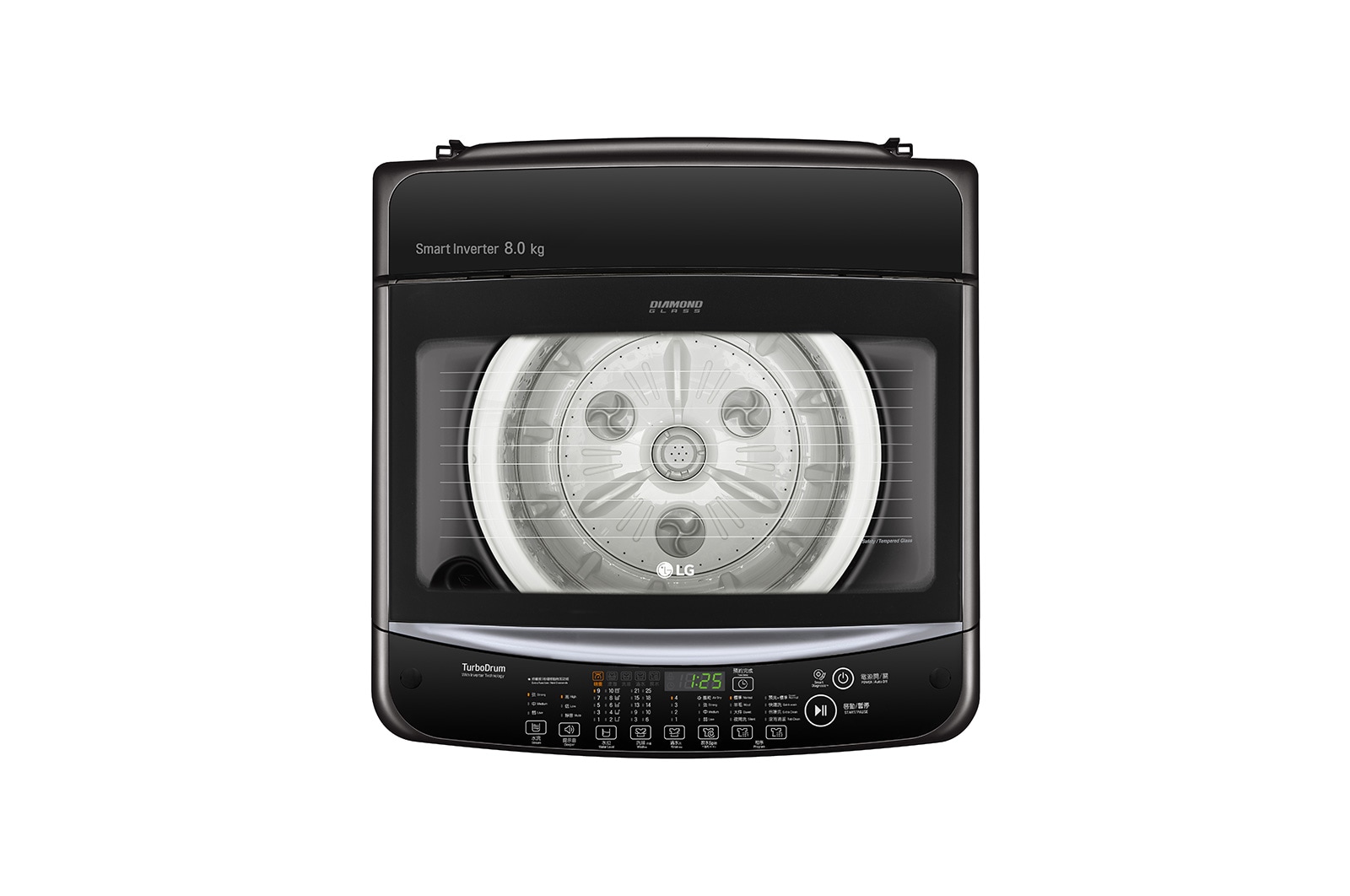 LG 8kg 740rpm Top Load Washing Machine, WT-80SNSM