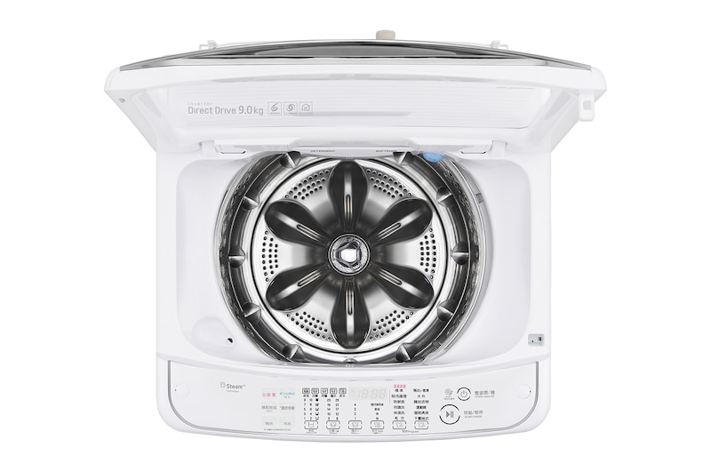 LG 9KG 750rpm Steam Washing Machine with TurboWash3D™, WT-WHE90SW