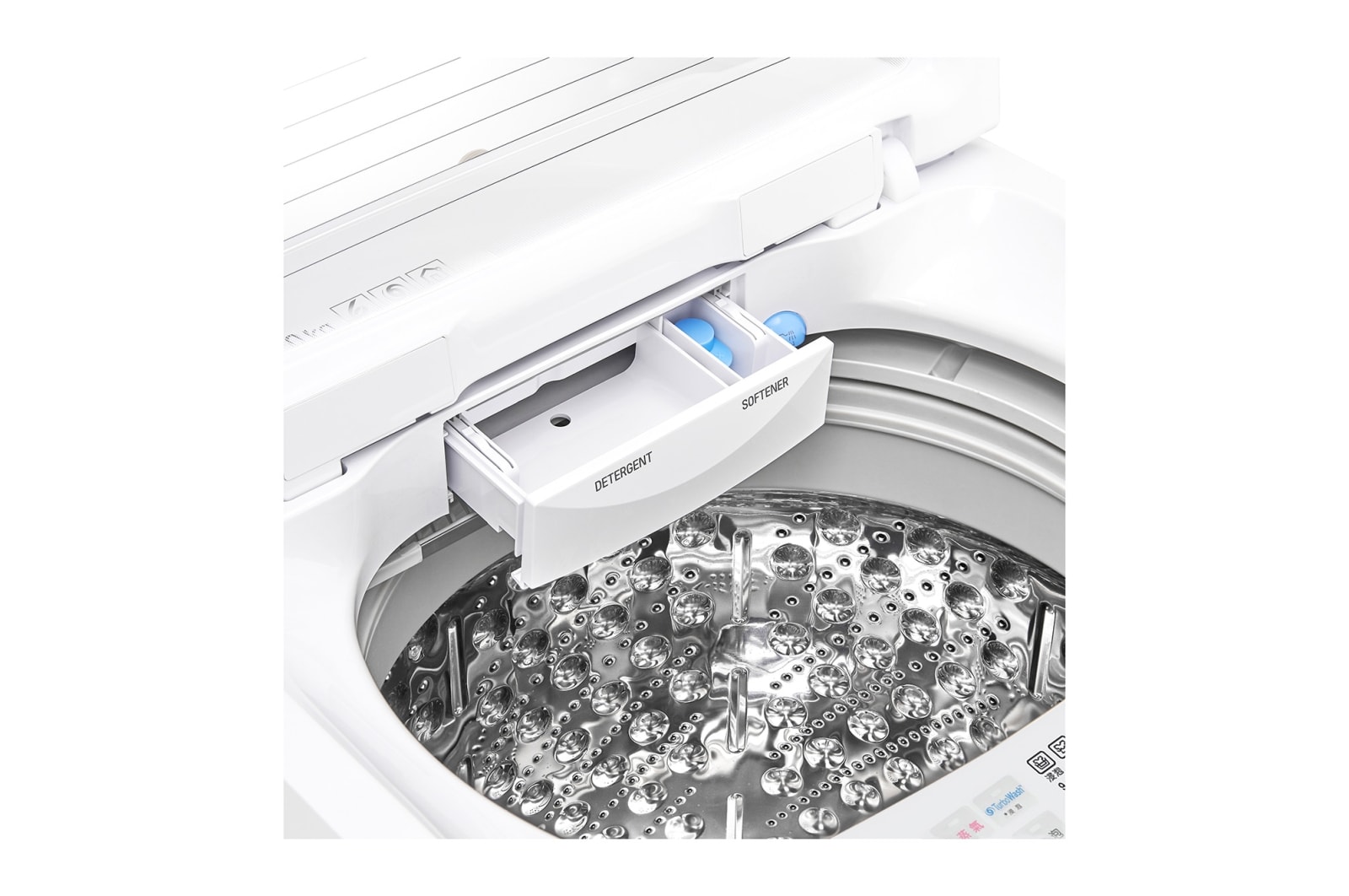 LG 9KG 750rpm Steam Washing Machine with TurboWash3D™, WT-WHE90SW