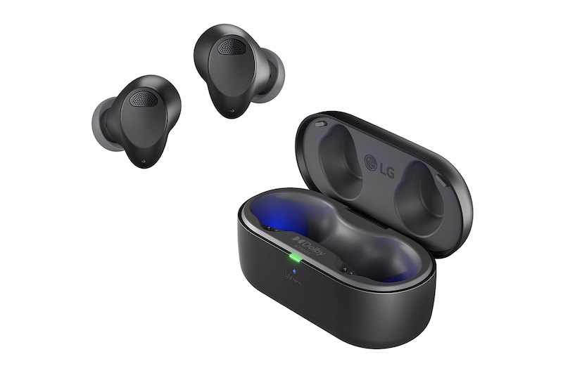 LG TONE Free T90S - Dolby Atmos Wireless Bluetooth Earbuds with Plug & Wireless Connection, TONE-T90S