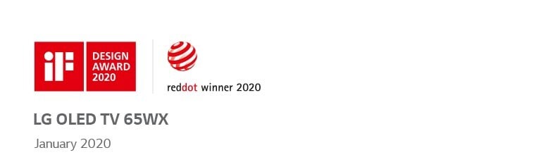 The mark of IF Design Award 2020, Reddot Design Award 2020 