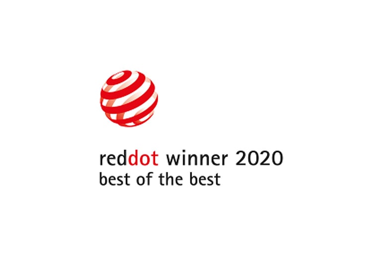 The mark of Red Dot Design Award LG OLED TV 65GX