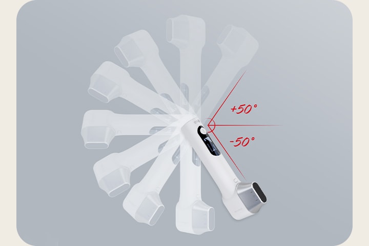 It is an image that shows the ideal angle of the product.