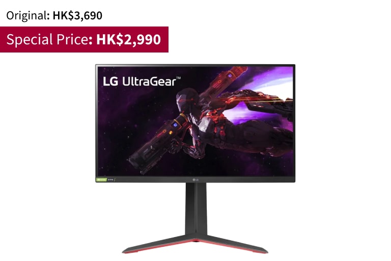 27'' UltraGear™ QHD Nano IPS 1ms (GtG) Gaming Monitor<br>27GP83B-B1