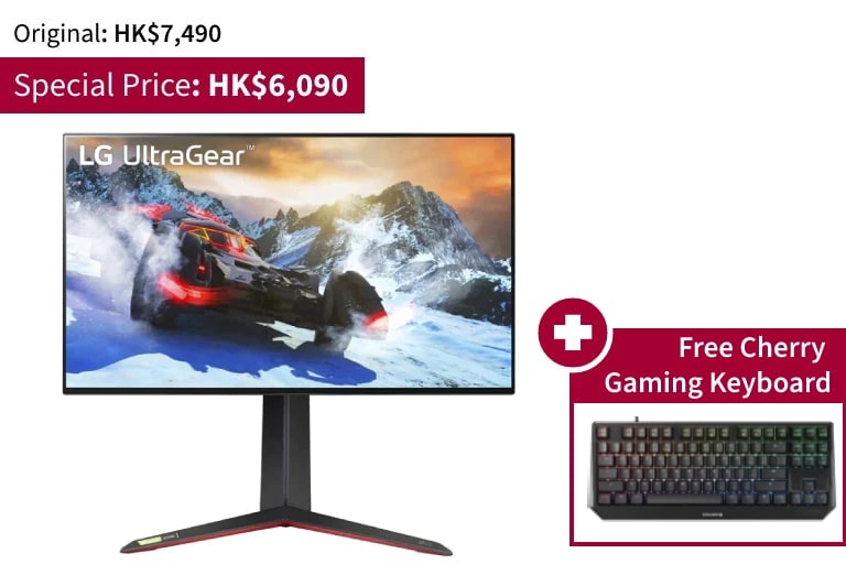 27'' UltraGear™ 4K Nano IPS 1ms (GtG) Gaming Monitor<br>27GP95R-B1
