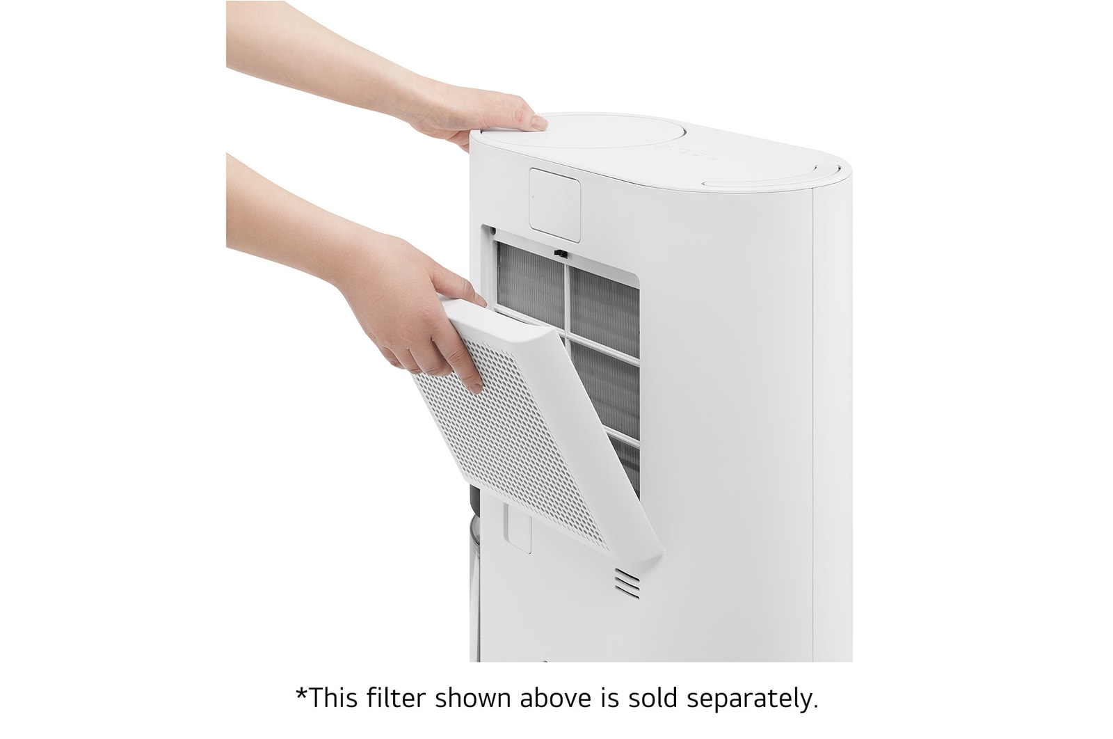 LG 34L PuriCare™ DUAL Inverter Dehumidifier, DD20GMWE1