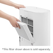 LG 34L PuriCare™ DUAL Inverter Dehumidifier, DD20GMWE1