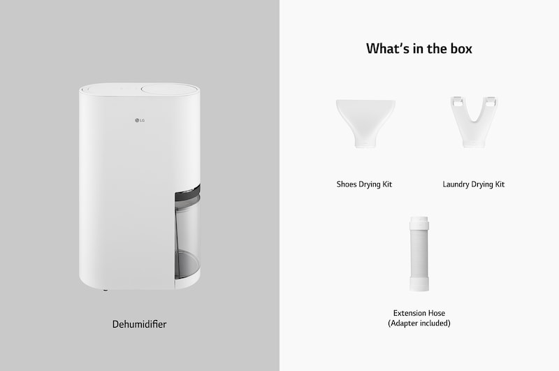 LG 26L PuriCare™ DUAL Inverter Dehumidifier, DD14GMWE0