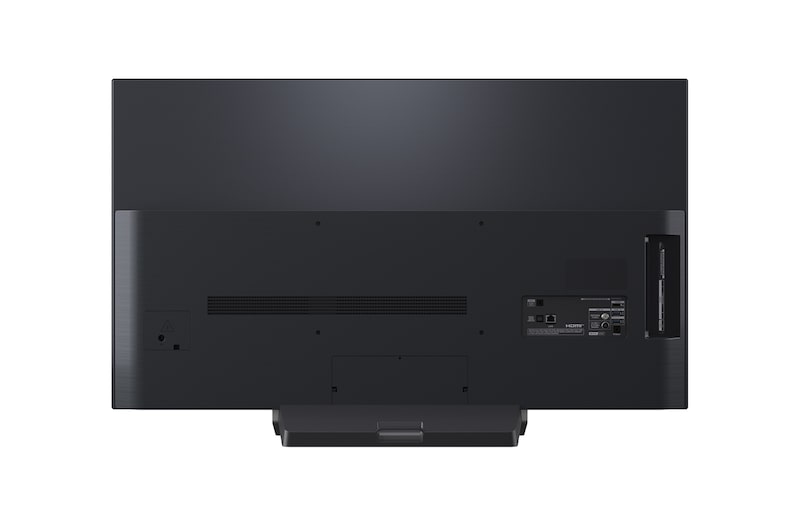 Rear view of LG OLED evo AI G5 4K Smart TV.