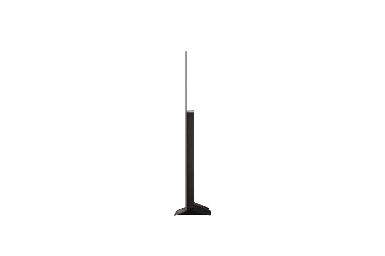 Side view of LG OLED evo TV, OLED C4