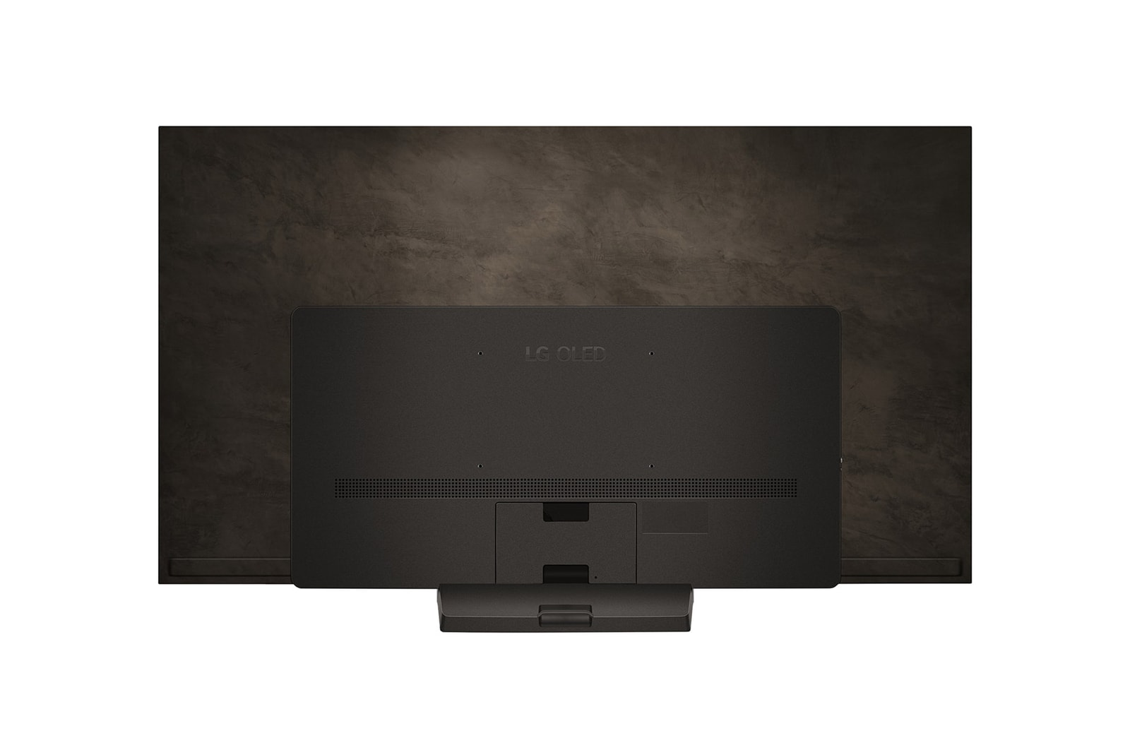 Rear view of LG OLED evo TV, OLED C4