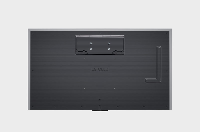 Rear view of LG OLED evo TV, OLED M4