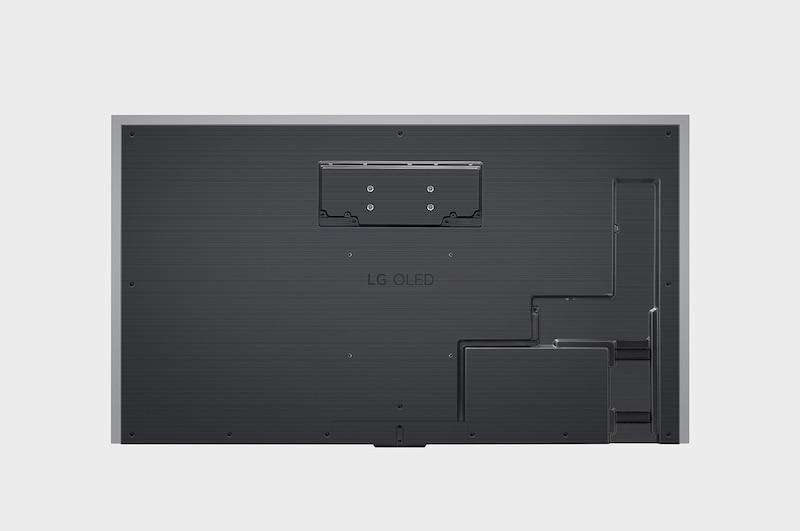 Rear view of LG OLED evo TV, OLED M4