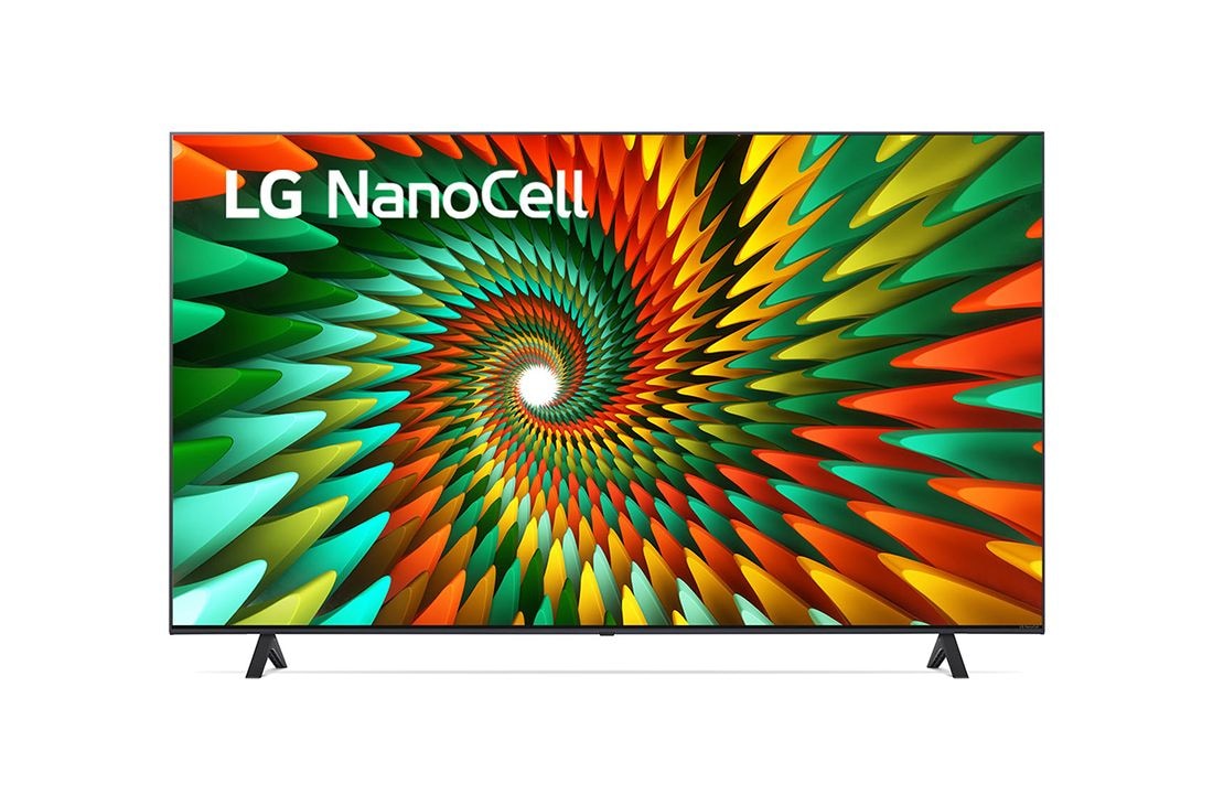 A front view of the LG NanoCell TV