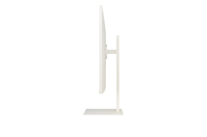 +15 degree side view of LG  Smart Monitor 32SR83U-W