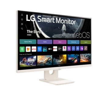LG 27" Full HD IPS Smart Monitor with webOS, 27SR50F-W