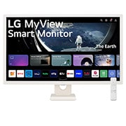 LG 31.5" Full HD IPS Smart Monitor with webOS, 32SR50F-W