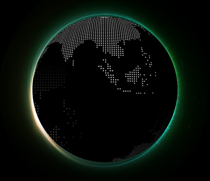 As Earth rotates, the color of ambient light changes.