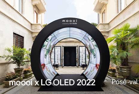 LG Posé moooi műalkotást ábrázol.