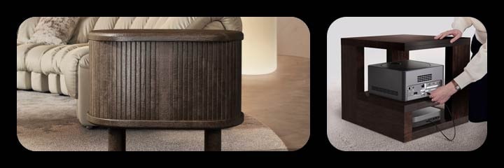 Zero Connect Box használatát bemutató jelenetek: csatlakoztatása és a készülék egyszerű elhelyezése.