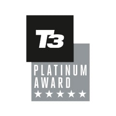 T3 Platina díj logo.
