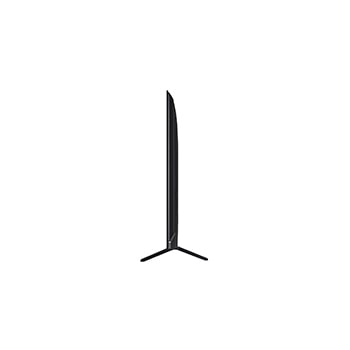 LG QNED evo AI QNED92 4K Smart TV elöl- és oldalnézete, a hosszúsági, szélességi, magassági és mélységi méreteket mutatva.