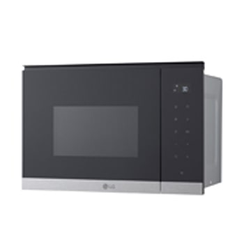 MG7Z2593D beépíthető mikrohullámú sütő oldalnézet +15 fok zárt ajtóval