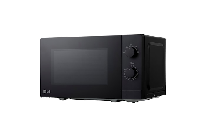 LG mikrohullámú sütő jobb oldali nézete.