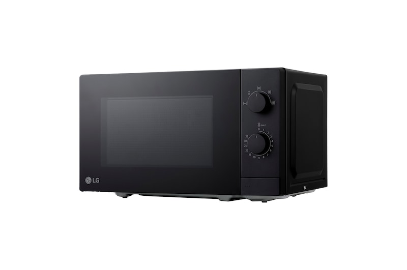 LG mikrohullámú sütő jobb oldali nézete.