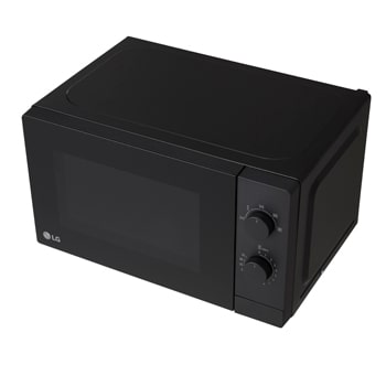 LG mikrohullámú sütő jobb felső perspektívájú nézete.