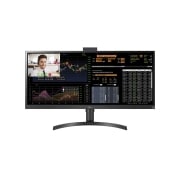 LG 34" méretű 21:9 képarányú UltraWide™ Thin Client IPS kijelző, 34CN650W-AC