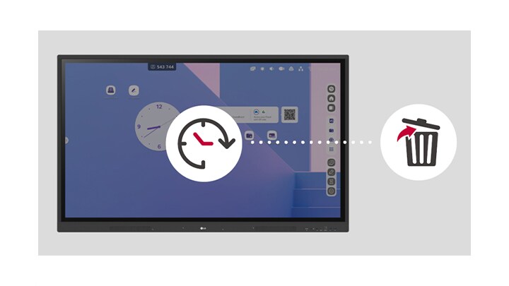 LG CreateBoard - Fájlok automatikus törlése